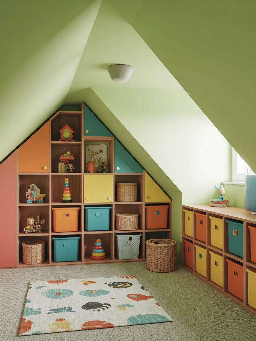 Attic Bedroom Storage 10