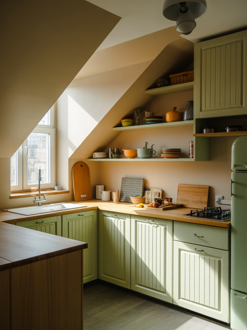 Attic Kitchen Ideas 4