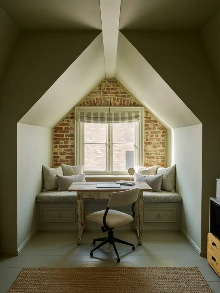 Attic Office Ideas 1