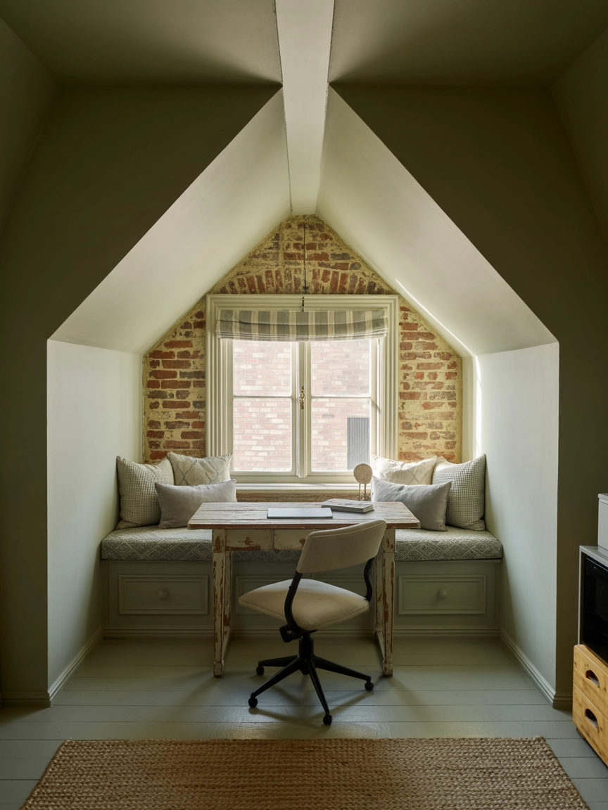 Attic Office Ideas 1