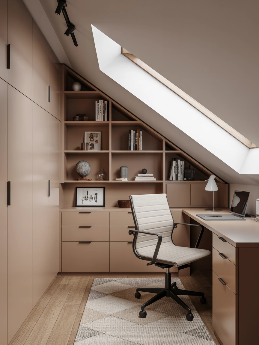 Attic Office Ideas 10