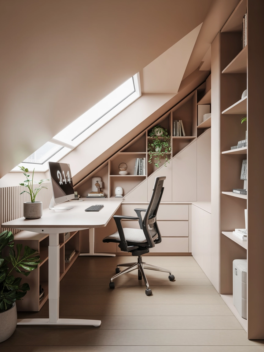 Attic Office Ideas 2