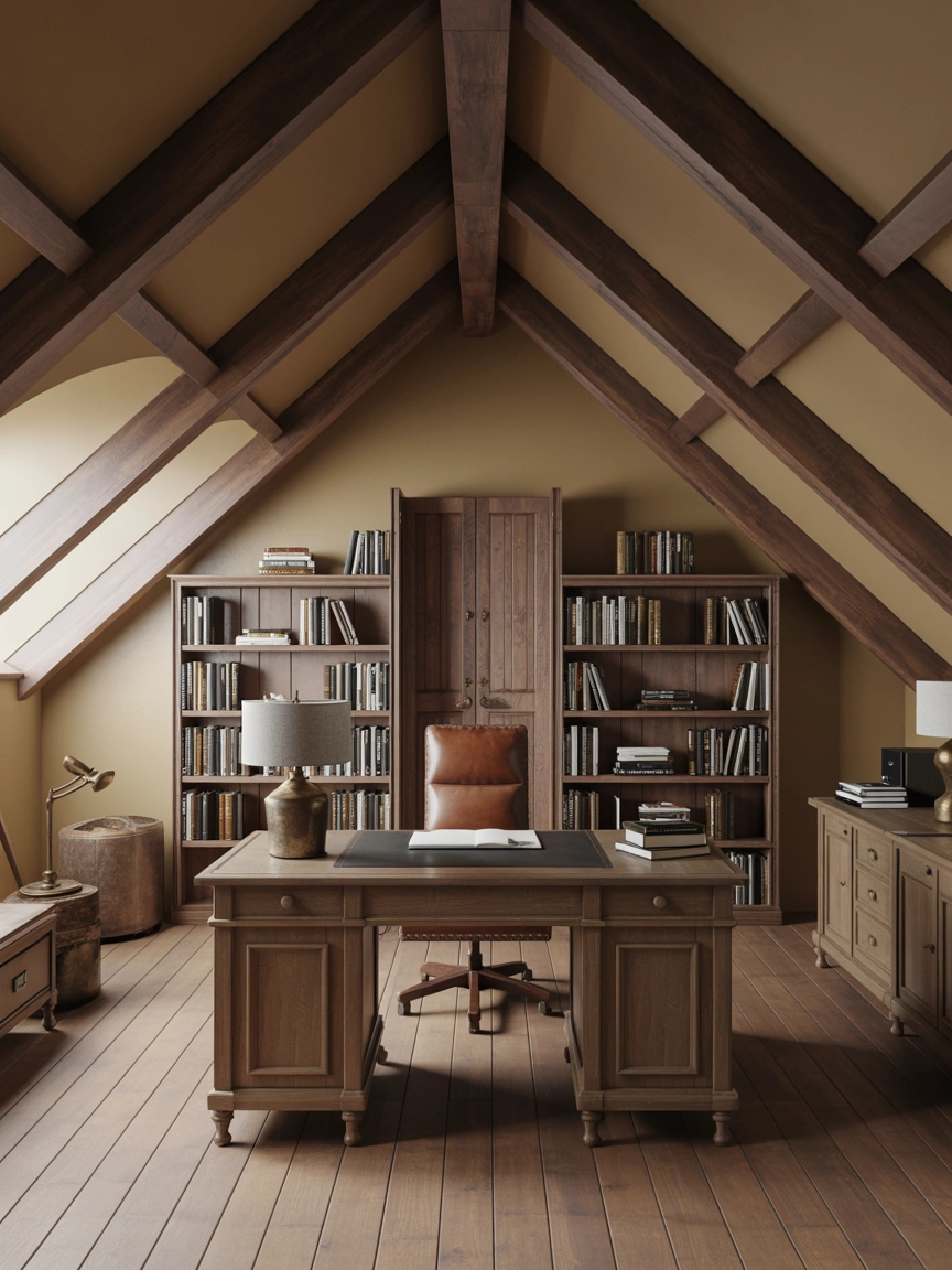 Attic Office Ideas 3