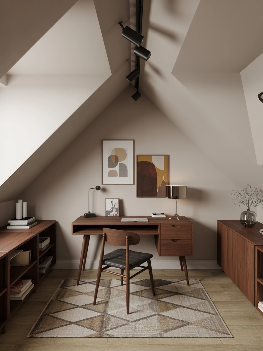 Attic Office Ideas 7