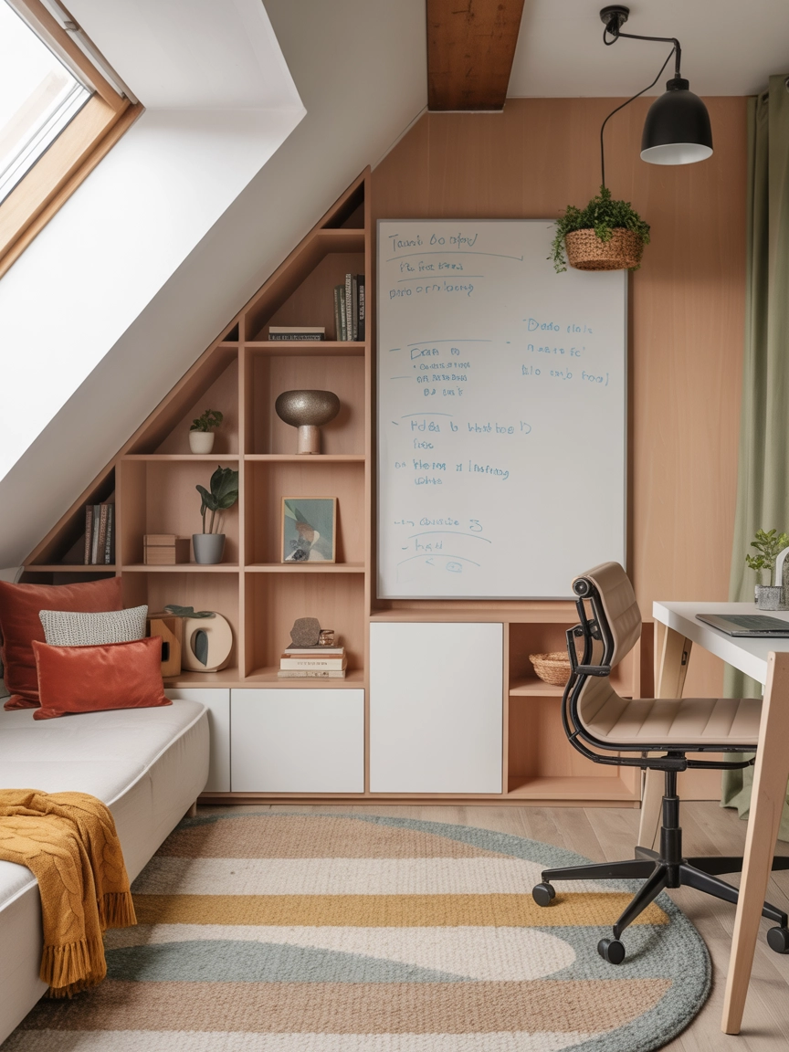 Attic Office Ideas 9