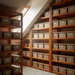 Attic Storage Shelves 1