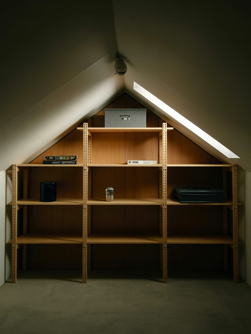 Attic Storage Shelves 10