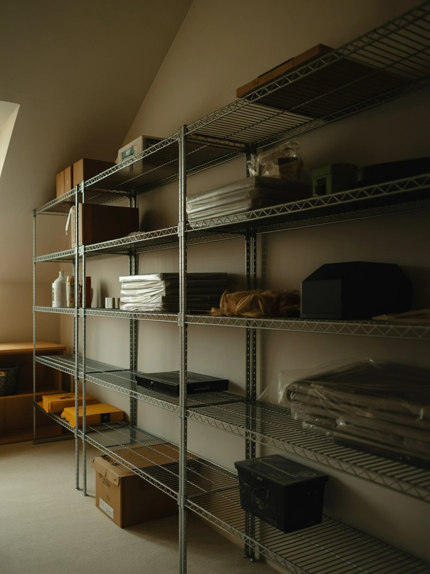 Attic Storage Shelves 6