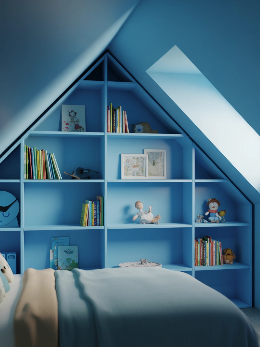 Attic Storage Shelves 7