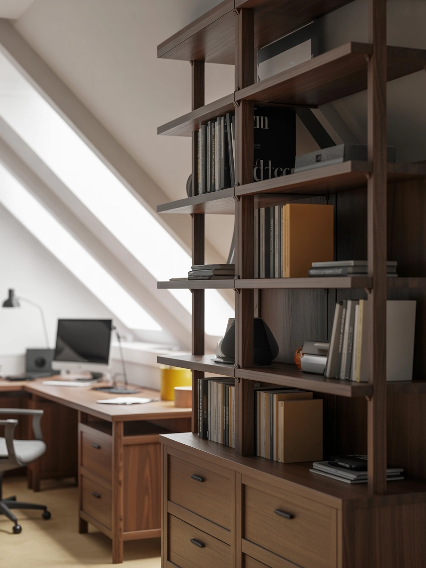 Attic Storage Shelves 8