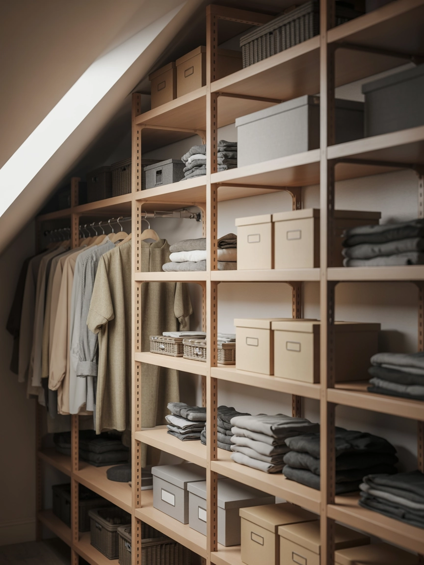 Attic Storage Shelves 9