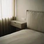 Bed Against Wall Small Room 1