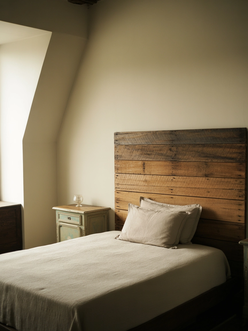 Bed Against Wall Small Room 5