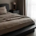 Black And Taupe Bedroom 1