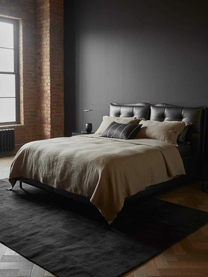 Black And Taupe Bedroom 6