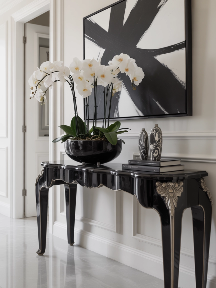 Black And White Foyer 10