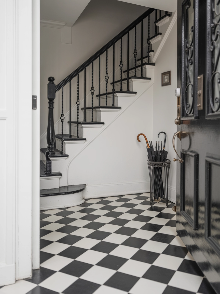 Black And White Foyer 2