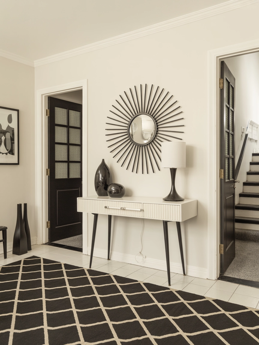 Black And White Foyer 7