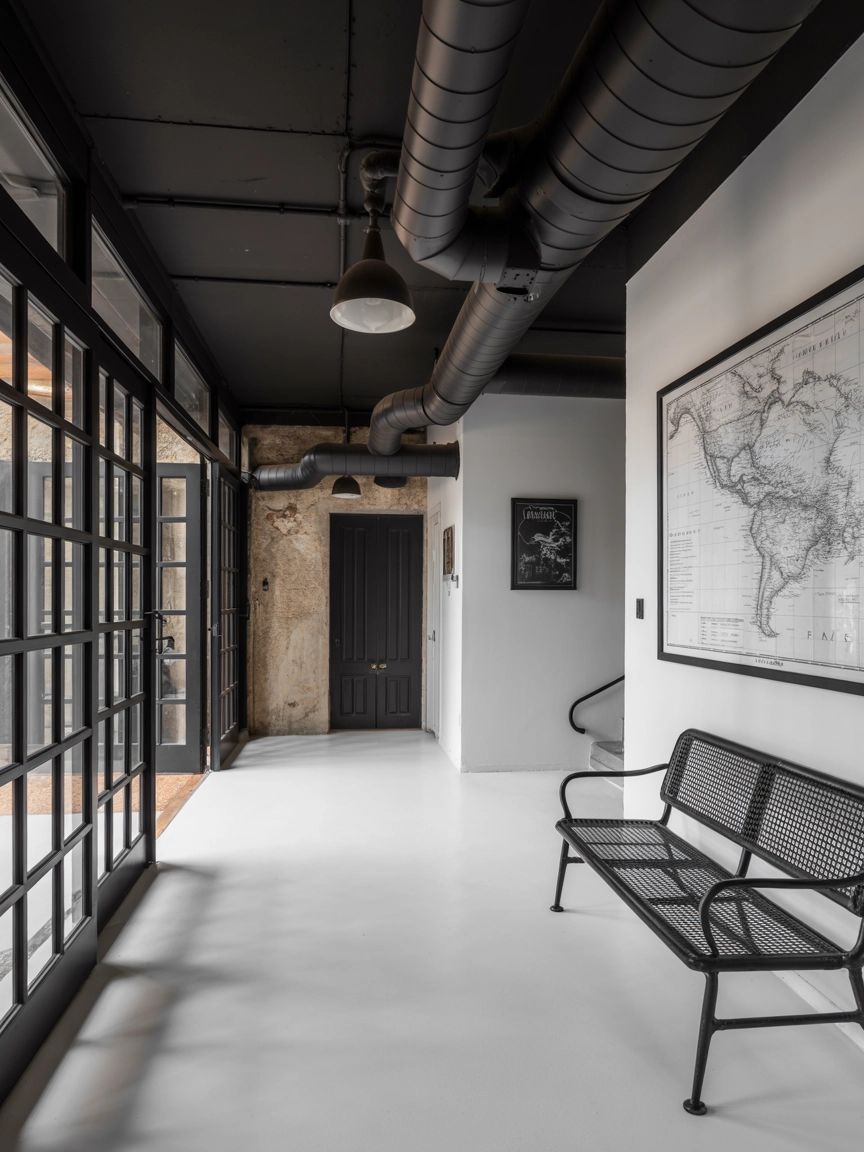 Black And White Foyer 9