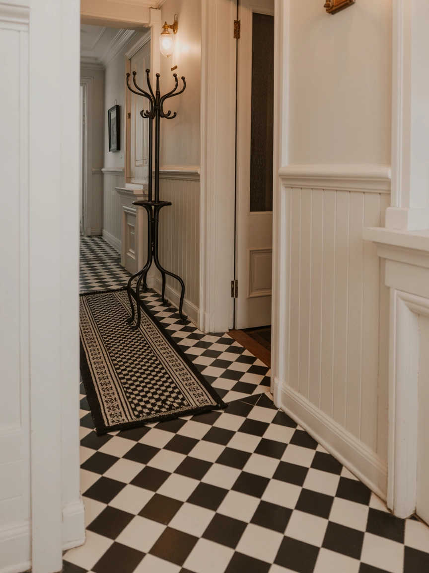 Black And White Hallway 2