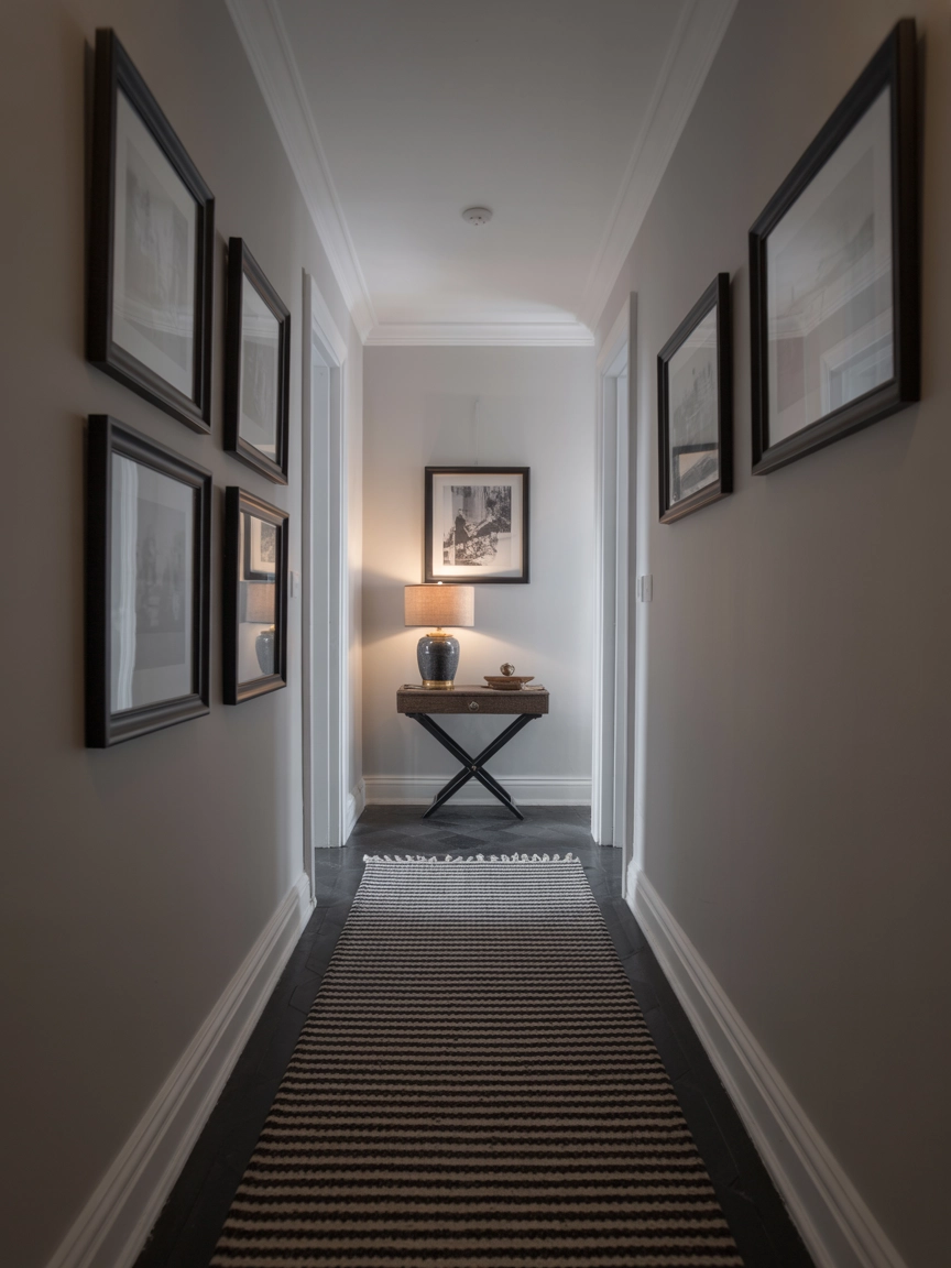 Black And White Hallway 8