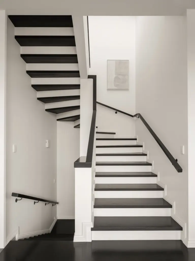 Black And White Stairs 1