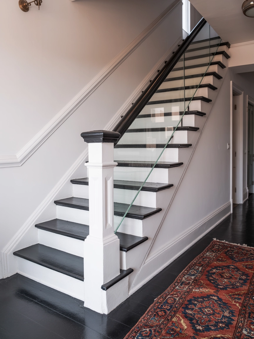 Black And White Stairs 10