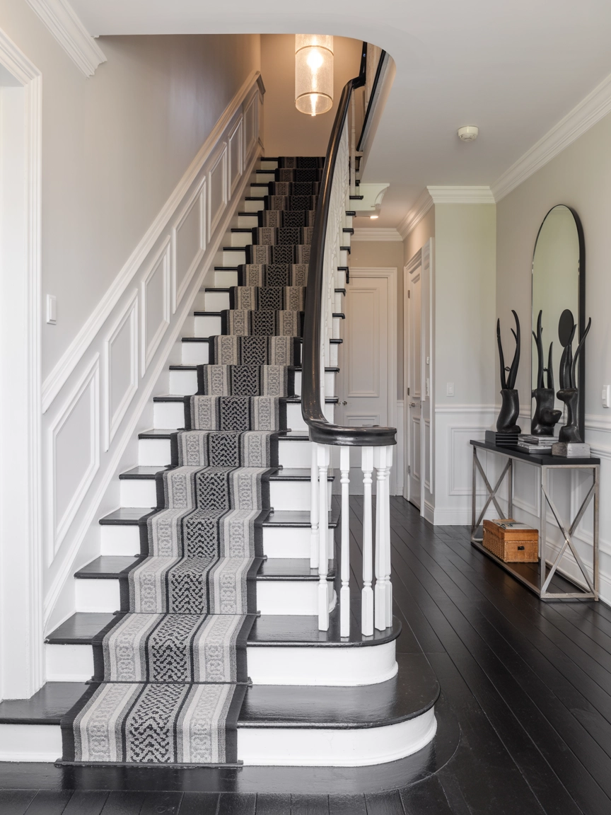 Black And White Stairs 6