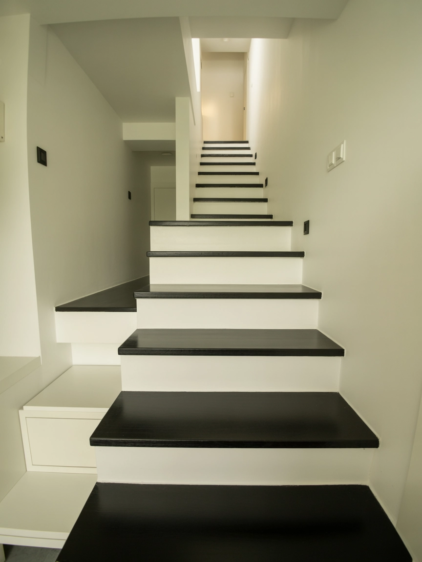 Black And White Stairs 7