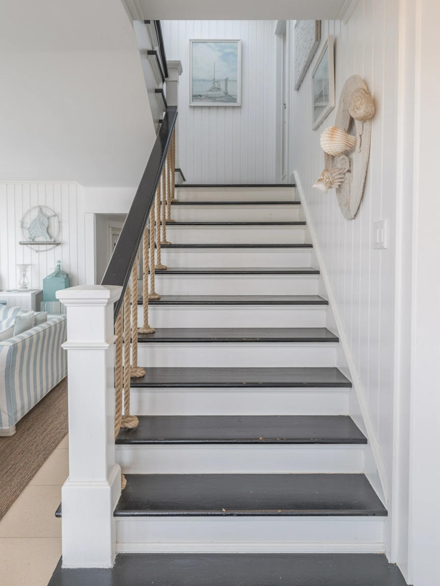 Black And White Stairs 8