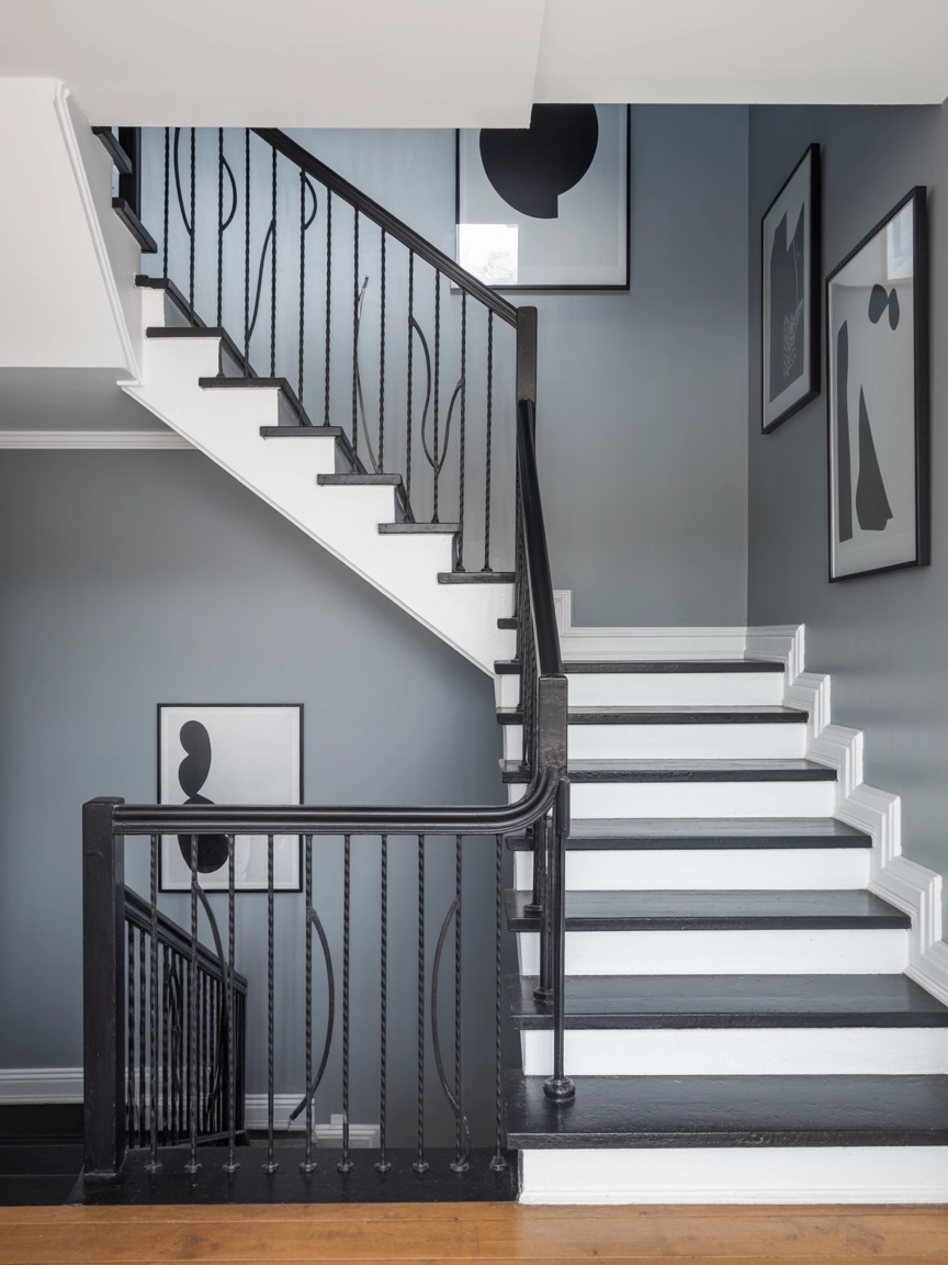 Black And White Stairs 9