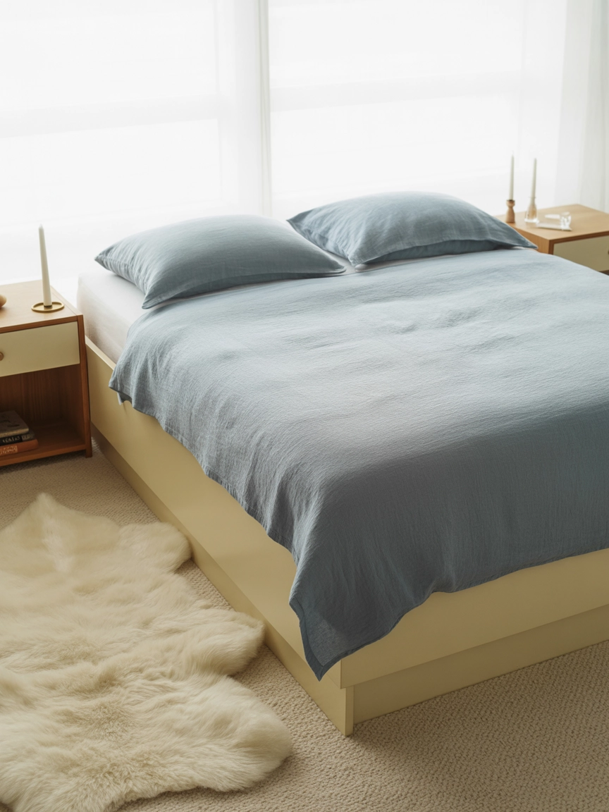 Blue And Cream Bedroom 5