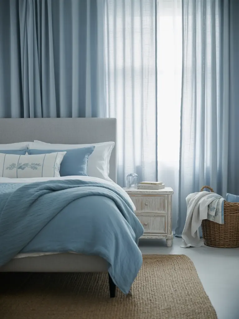 Blue And Grey Bedroom 1