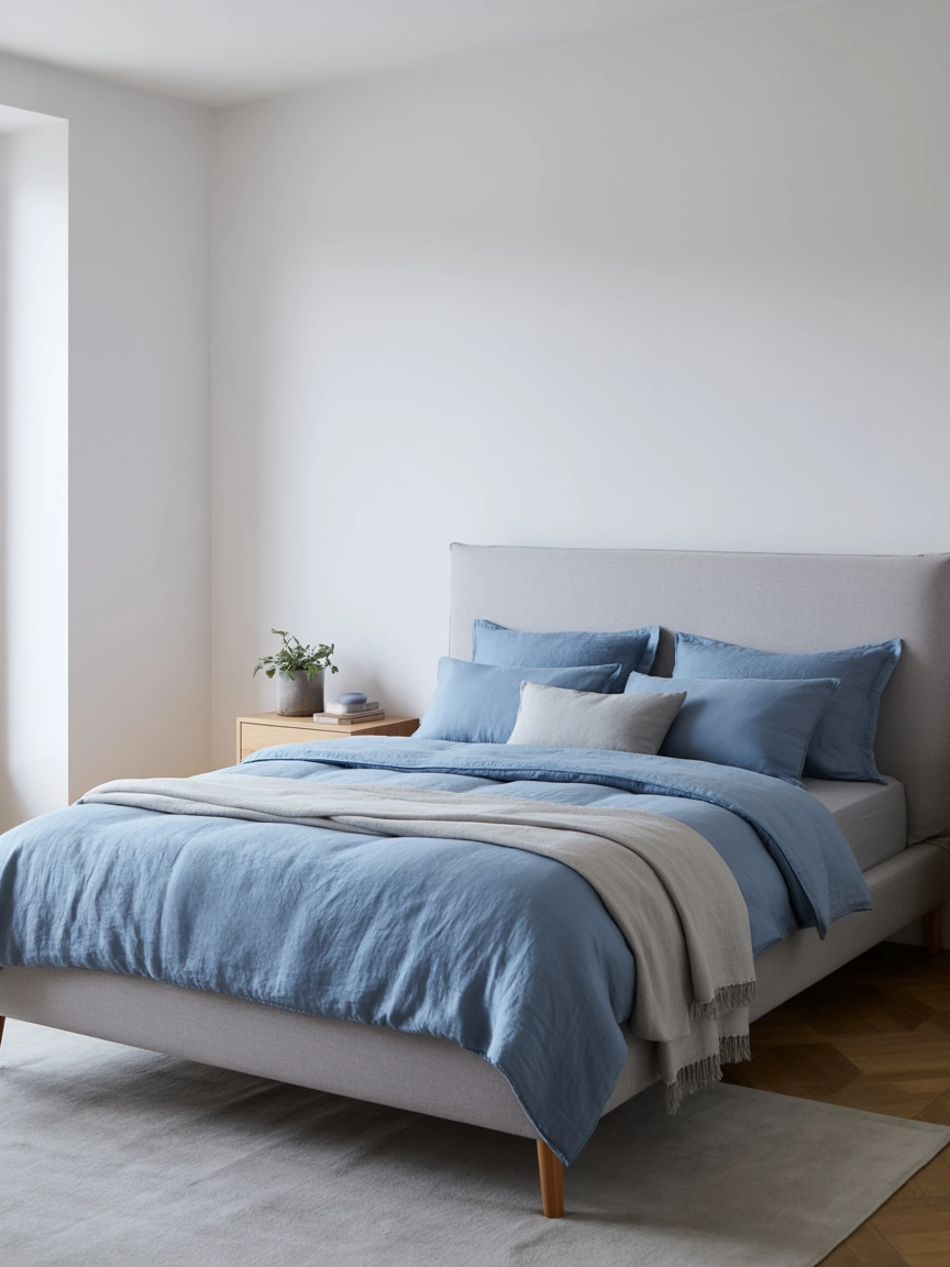 Blue And Grey Bedroom 5