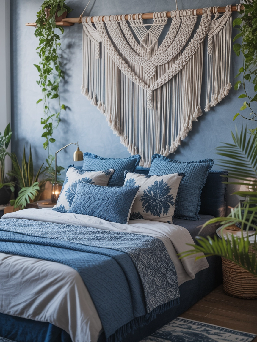 Blue And Grey Bedroom 7