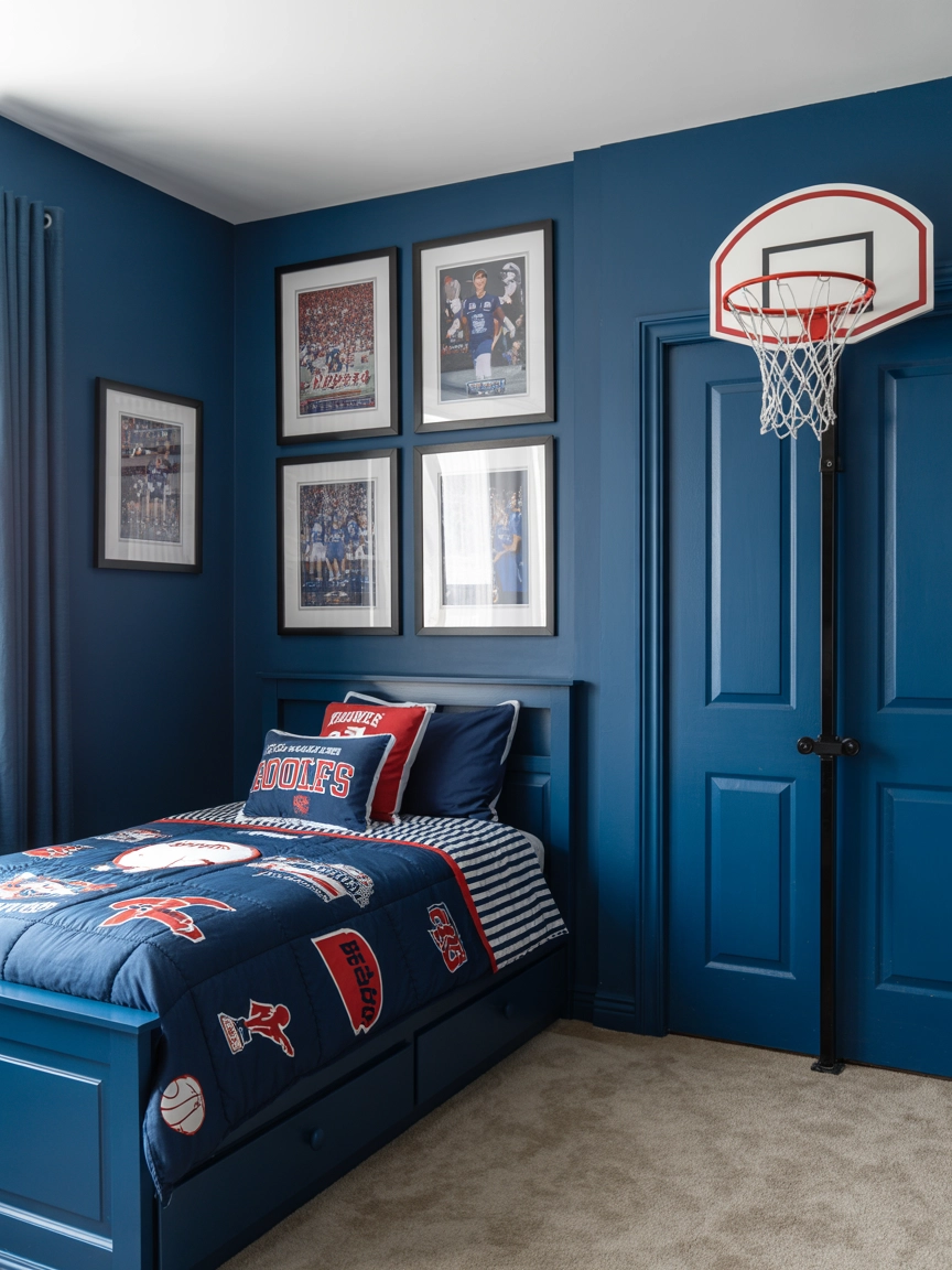 Blue Boys Bedroom 4