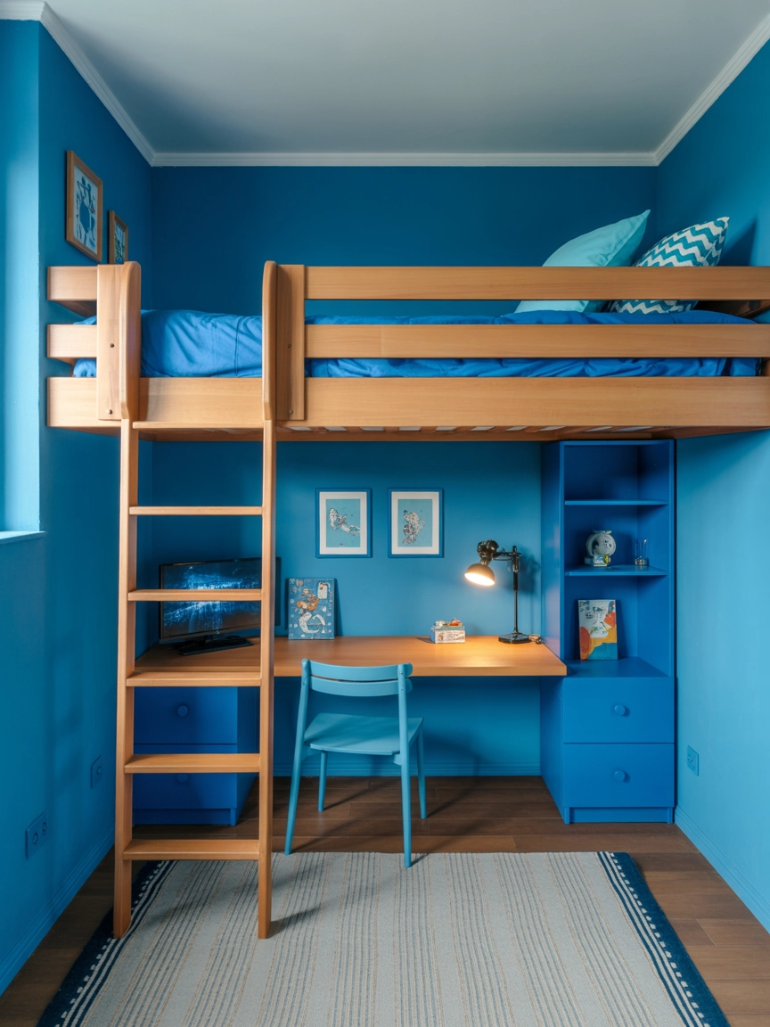 Blue Boys Bedroom 9