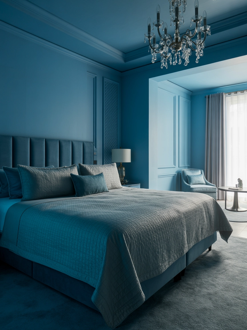 Blue Guest Bedroom 9