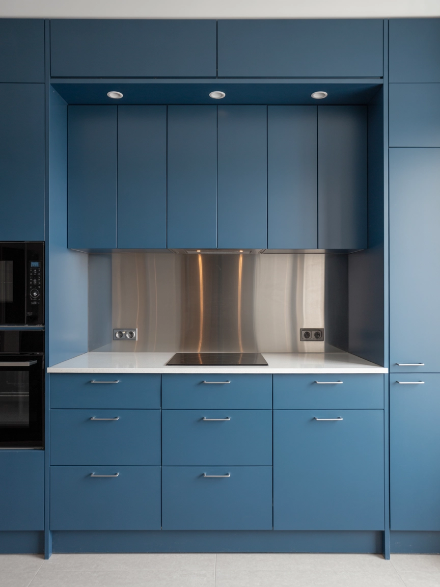 Blue Kitchen Cabinets 5
