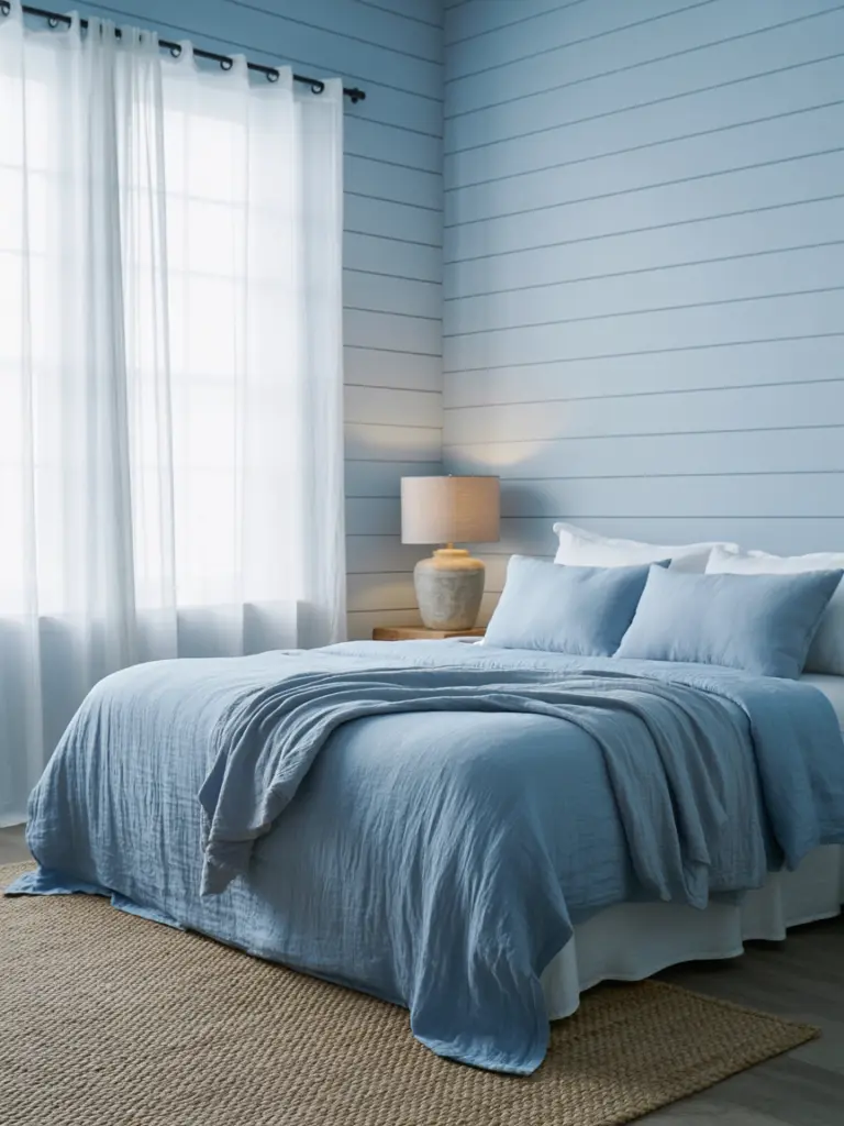 Coastal Blue Bedroom 1