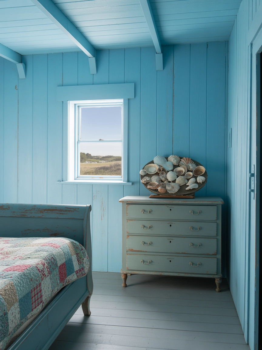 Coastal Blue Bedroom 10