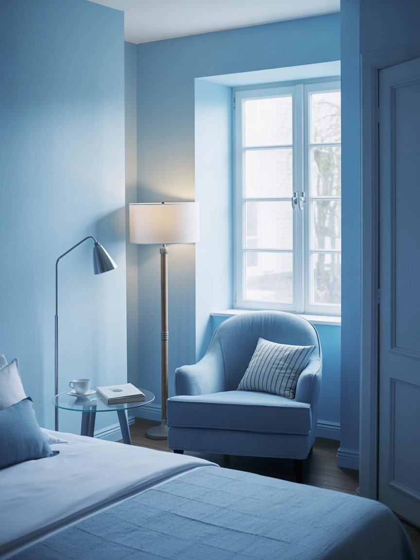 Coastal Blue Bedroom 6