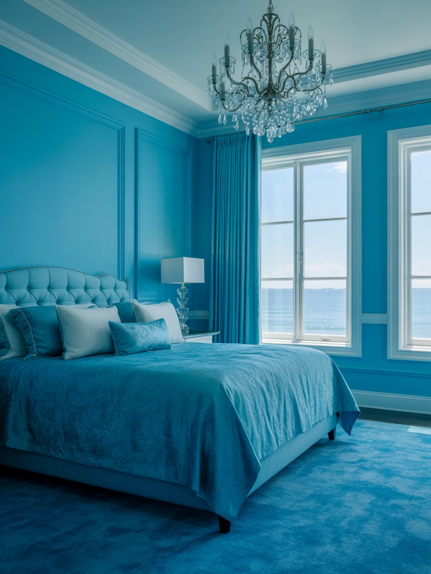 Coastal Blue Bedroom 9