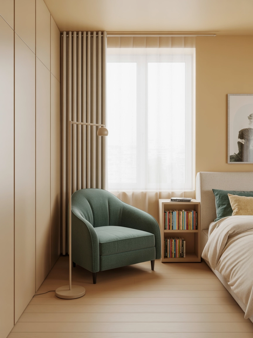 Colorful Minimalist Bedroom 2