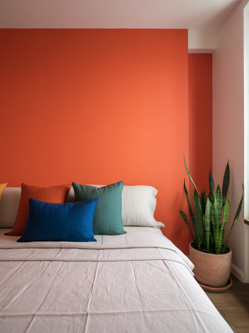 Colorful Minimalist Bedroom 3