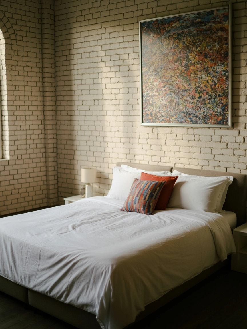 Colorful Minimalist Bedroom 6