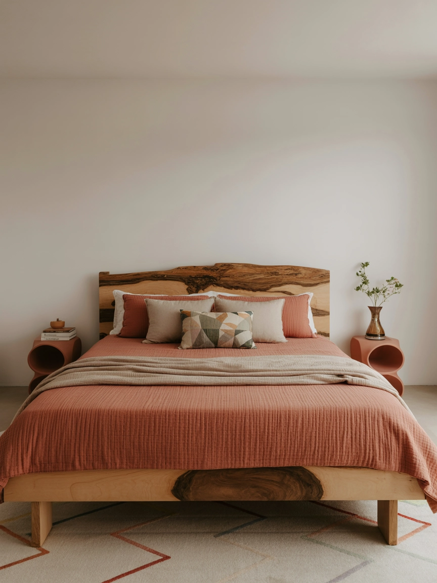 Colorful Minimalist Bedroom 8