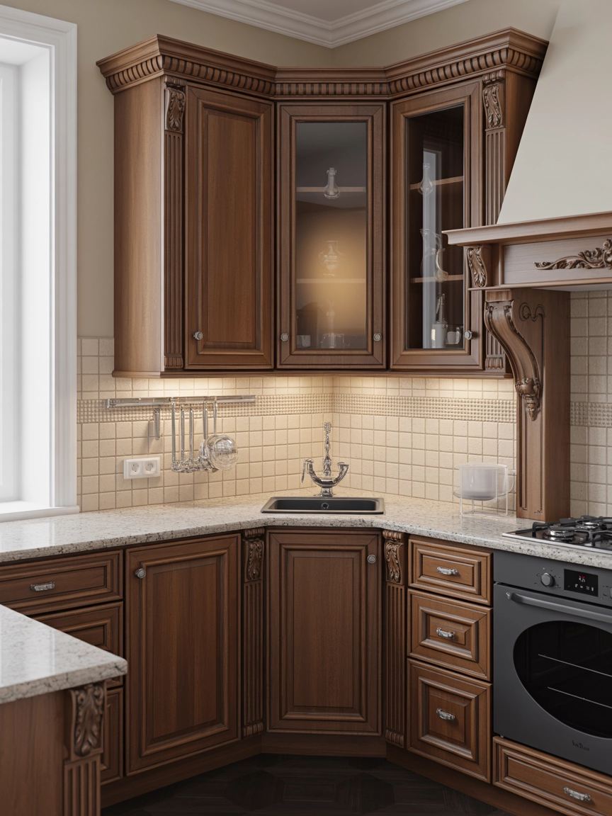 Corner Cupboard Kitchen 4