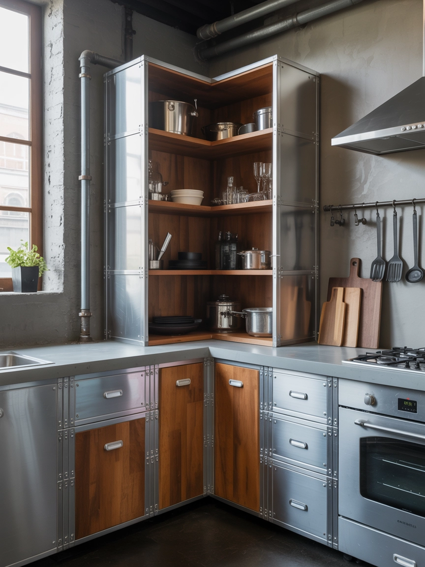 Corner Cupboard Kitchen 9