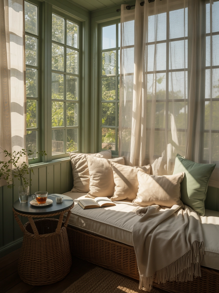 Cozy Sunroom 10